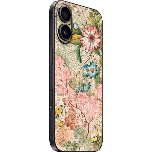 Marbled Paper by William Kilburn iPhone 16 Plus Skin